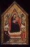 Brooklyn Museum: Virgin and Child Enthroned with Saints Benedict and Donato (?) and Four Angels
