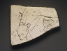 Figured Ostracon with Head of Akhenaten