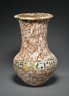 Brooklyn Museum: Funerary Vessel of the Wab-priest of Amon, Nefer-her, Painted to Imitate Stone