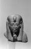 Brooklyn Museum: Upper Portion of a Shabti of Akhenaten
