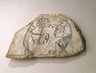 Brooklyn Museum: Figured Ostracon Showing a Cat Waiting on a Mouse