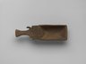 Brooklyn Museum: Rectangular Toilet Spoon with Handle