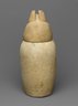 Brooklyn Museum: Canopic Jar and Lid (Depicting a Jackal)