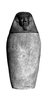 Brooklyn Museum: Canopic Jar and Lid (Depicting a Human)