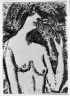 Half-Length Nude with Flower (Halbakt mit Bl&Atilde;&frac14;te)