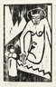 Girl with Vase of Flowers (M&Atilde;&curren;dchen mit Blumenvase)