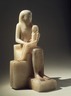 Brooklyn Museum: Statuette of Queen Ankhnes-meryre II and her Son, Pepy II