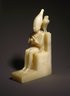 Brooklyn Museum: Seated Statuette of Pepy I with Horus Falcon