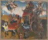 Triumph of Christ the King with the four continents