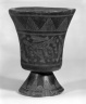 Kero Cup with a Stemmed Foot