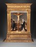Christ on the Cross Adored by Saints Thomas Aquinas and Catherine of Siena (Recto); Saint Dominic with Saints and Worshipping Nuns (Verso)