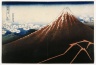 A Shower Below the Summit, from the series, Thirty -six Views of Mount Fuji (Fugaku sanjurokkei)