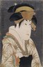 Brooklyn Museum: Segawa Kikujuro III as Oshizu, Wife of Tanabe Bunzo