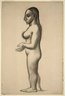 Nude Standing in Profile (Nu debout en profil)