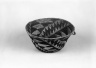 Coiled Basket with spiralling triangle patterns