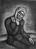 Woman Seated with Chin in Hand
