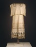 Strap Dress with Red and Green Embroidery