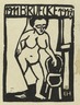Title Page Woodcut for the Annual Report 1911-1912 of the Artists