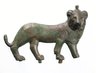 Brooklyn Museum: Applique of a Walking Lion
