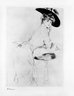 Woman Near a Table