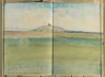 Spanish Sketch Mounted in Scrap Book