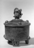 Cylindrical Tripod Vessel and Cover