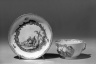 Cup and Saucer                                                  Violet/gold