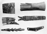 Rectangular Comb with 9 prongs
