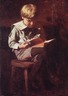 Brooklyn Museum: Boy Reading: Ned Anshutz
