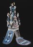 Brooklyn Museum: Beaded Crown (Ade) of Onijagbo Obasoro Alowolodu, Ogoga of Ikere 1890-1928