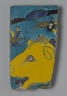 Tile Fragment Depicting a Lion in a Landscape