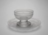 Sherbet Glass and Plate, "St. Tropez,"  Part of Nine-Piece Setting
