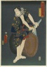 The Actor Kawarazaki Gonjuro I (1838-1903) as Osarabakuzo Denji, from the series "Thieves in Designs of the Time"