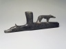 Wolf Effigy Pipe