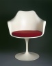 "Pedestal" Armchair and Seat Cushion