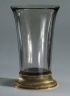 Vase, with metal base
