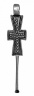 Pendant Cross with Ear Cleaner Extension