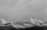 Yachts Racing off the Coast