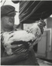 Man with Rooster, New York