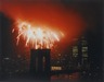 Fireworks over Brooklyn Bridge