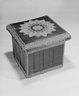 One of a Set of Three Hassocks or Stools (en suite with 85.156.4 Ottoman) Neo-Classical style