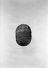 Brooklyn Museum: Heart Scarab with Scene of the Goddess Ma`at and a Phoenix