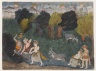 Balarama Kills the Ass Demon, Page from a Dispersed Bhagavata Purana Series