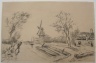 Landscape with Windmill
