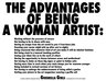The Advantages of Being a Woman Artist