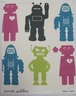 Wallpaper, Robots Pattern