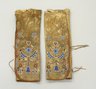 Pair of Leggings beaded with floral and foliate designs
