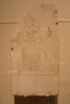 Oblong Flake with Drawing of Osiris Seated on His Throne Within a Shrine