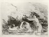 Bathers in the Shade of Wooded Banks (Baigneuses &Atilde;&nbsp; l