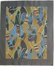 (Abstract Design on Khaki Background)